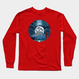 Mt. Fuji Night LP Sky Long Sleeve T-Shirt